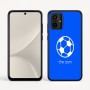 כיסוי בעיצוב אישי עם השם שלך לדגם - Motorola Moto G54 בעיצוב כדורגל כדור כדורגל