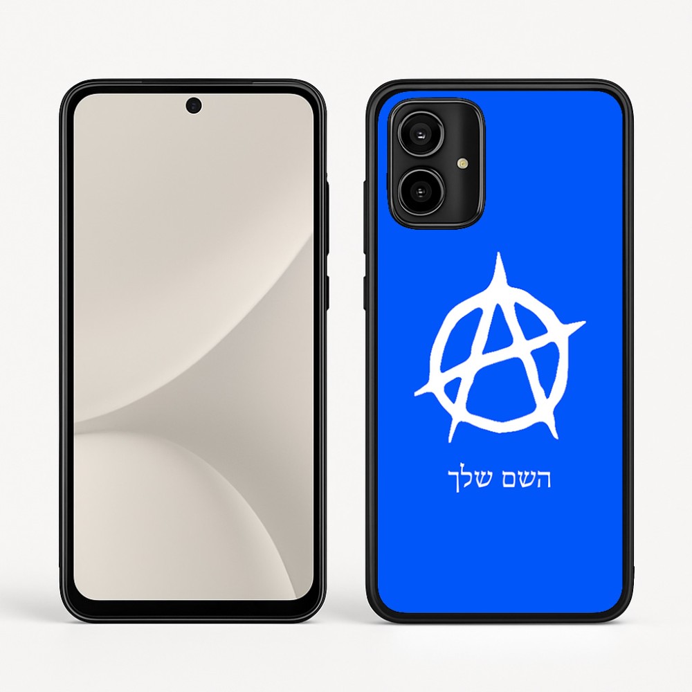 כיסוי בעיצוב אישי עם השם שלך לדגם - Motorola Moto G54 בעיצוב אנרכיה