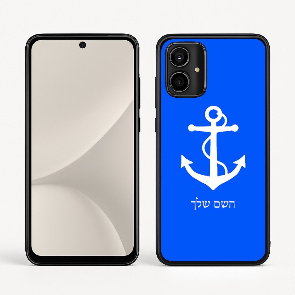 כיסוי בעיצוב אישי עם השם שלך לדגם - Motorola Moto G54 בעיצוב לעגן