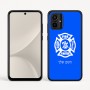 כיסוי בעיצוב אישי עם השם שלך לדגם - Motorola Moto G54 בעיצוב כבאי - תגית