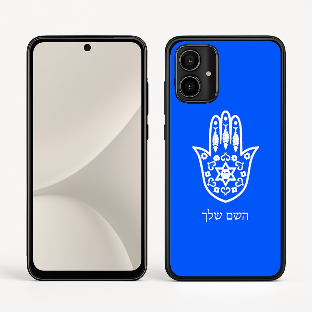 כיסוי בעיצוב אישי עם השם שלך לדגם - Motorola Moto G54 בעיצוב חמסה - קבלה