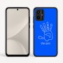כיסוי בעיצוב אישי עם השם שלך לדגם - Motorola Moto G54 בעיצוב יד