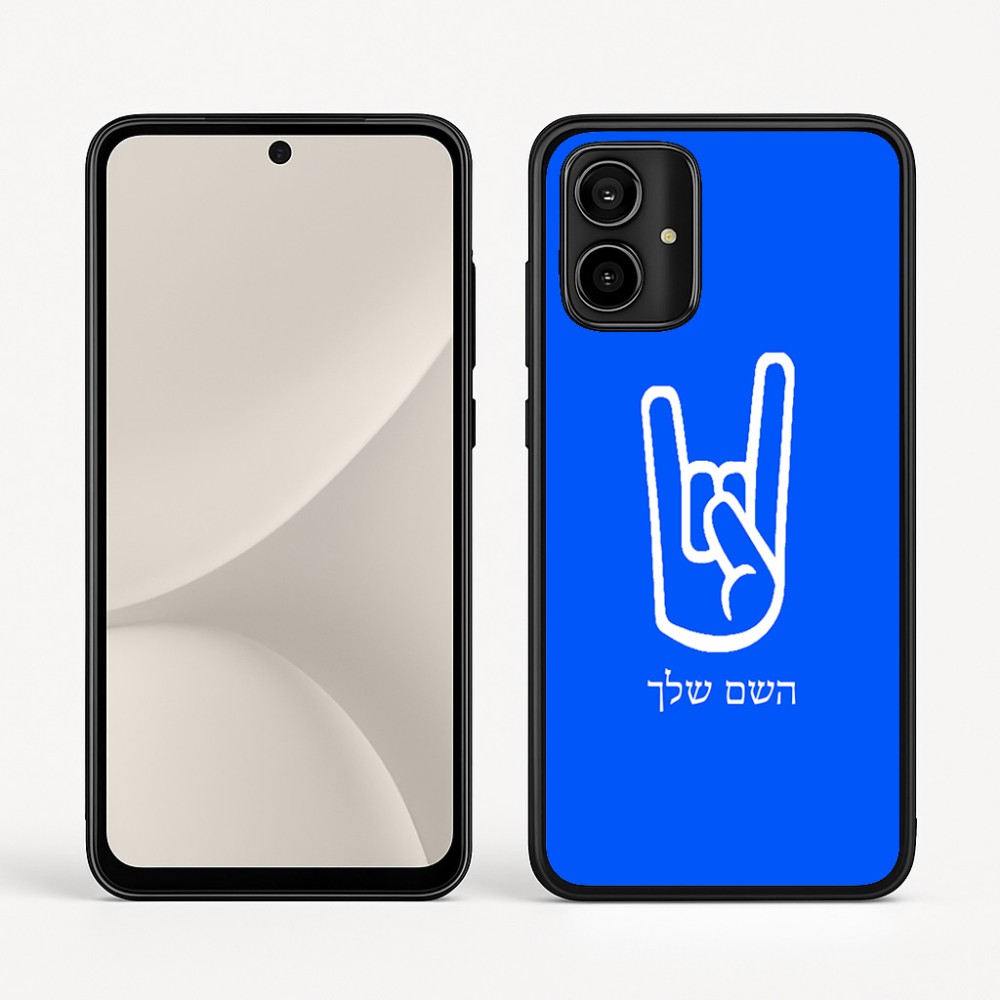 כיסוי בעיצוב אישי עם השם שלך לדגם - Motorola Moto G54 בעיצוב יד סלע