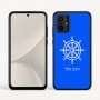 כיסוי בעיצוב אישי עם השם שלך לדגם - Motorola Moto G54 בעיצוב הגה - קפטן - ים