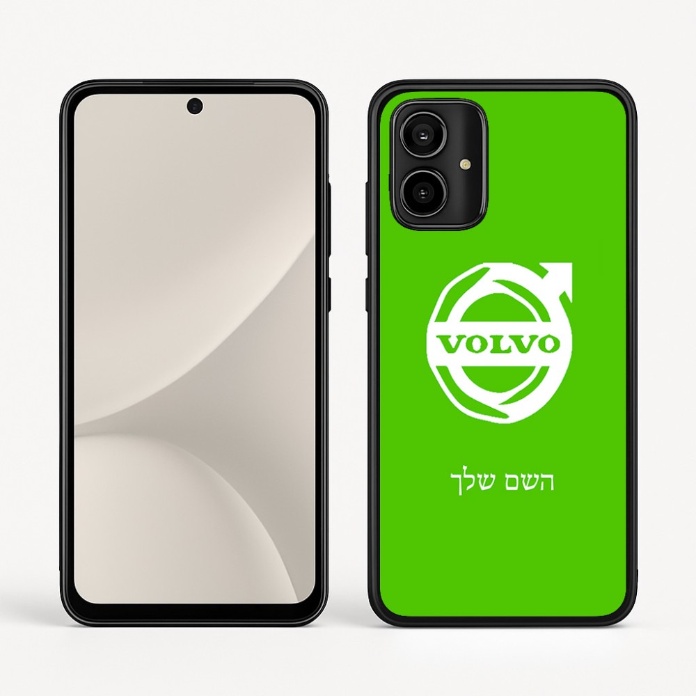 כיסוי בעיצוב אישי עם השם שלך לדגם - Motorola Moto G54 בעיצוב וולוו