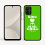כיסוי בעיצוב אישי עם השם שלך לדגם - Motorola Moto G54 בעיצוב מלך הגריל