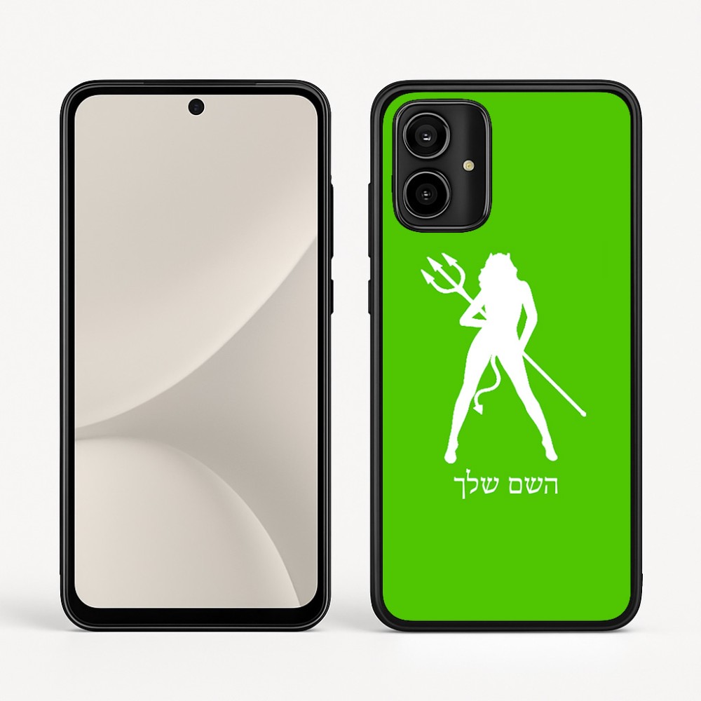 כיסוי בעיצוב אישי עם השם שלך לדגם - Motorola Moto G54 בעיצוב אישה שטן