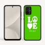 כיסוי בעיצוב אישי עם השם שלך לדגם - Motorola Moto G54 בעיצוב אהבה