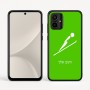 כיסוי בעיצוב אישי עם השם שלך לדגם - Motorola Moto G54 בעיצוב קפיצת סקי אולימפית