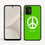 כיסוי בעיצוב אישי עם השם שלך לדגם - Motorola Moto G54 בעיצוב סמל השלום