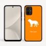 כיסוי בעיצוב אישי עם השם שלך לדגם - Motorola Moto G54 בעיצוב כלב