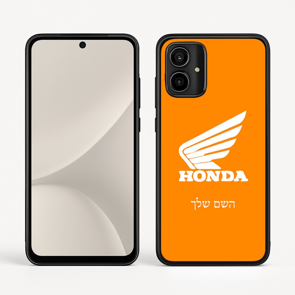 כיסוי בעיצוב אישי עם השם שלך לדגם - Motorola Moto G54 בעיצוב הונדה