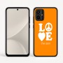 כיסוי בעיצוב אישי עם השם שלך לדגם - Motorola Moto G54 בעיצוב אהבה