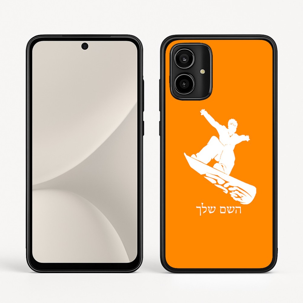 כיסוי בעיצוב אישי עם השם שלך לדגם - Motorola Moto G54 בעיצוב סנובורדיסט
