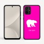 כיסוי בעיצוב אישי עם השם שלך לדגם - Motorola Moto G54 בעיצוב דוב