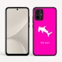 כיסוי בעיצוב אישי עם השם שלך לדגם - Motorola Moto G54 בעיצוב כריש ראש פטיש