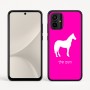 כיסוי בעיצוב אישי עם השם שלך לדגם - Motorola Moto G54 בעיצוב סוס