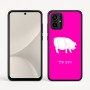 כיסוי בעיצוב אישי עם השם שלך לדגם - Motorola Moto G54 בעיצוב חזיר