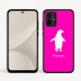 כיסוי בעיצוב אישי עם השם שלך לדגם - Motorola Moto G54 בעיצוב פינגווין