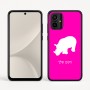 כיסוי בעיצוב אישי עם השם שלך לדגם - Motorola Moto G54 בעיצוב קרנף