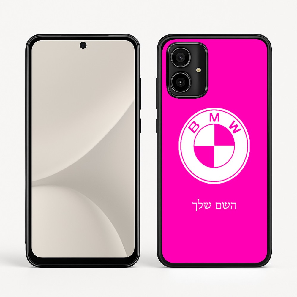 כיסוי בעיצוב אישי עם השם שלך לדגם - Motorola Moto G54 בעיצוב ב.מ.וו