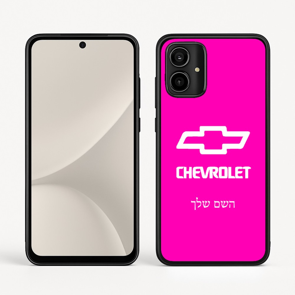 כיסוי בעיצוב אישי עם השם שלך לדגם - Motorola Moto G54 בעיצוב שברולט