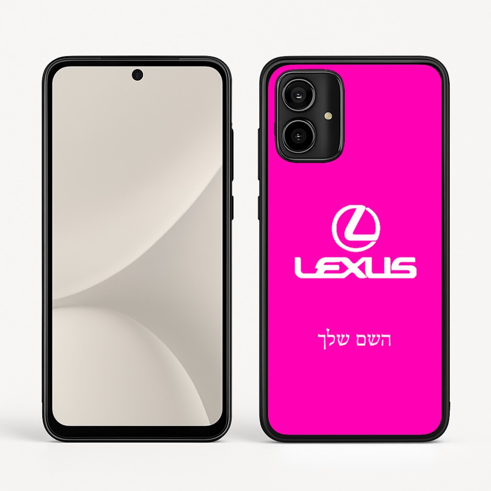 כיסוי בעיצוב אישי עם השם שלך לדגם - Motorola Moto G54 בעיצוב לקסוס