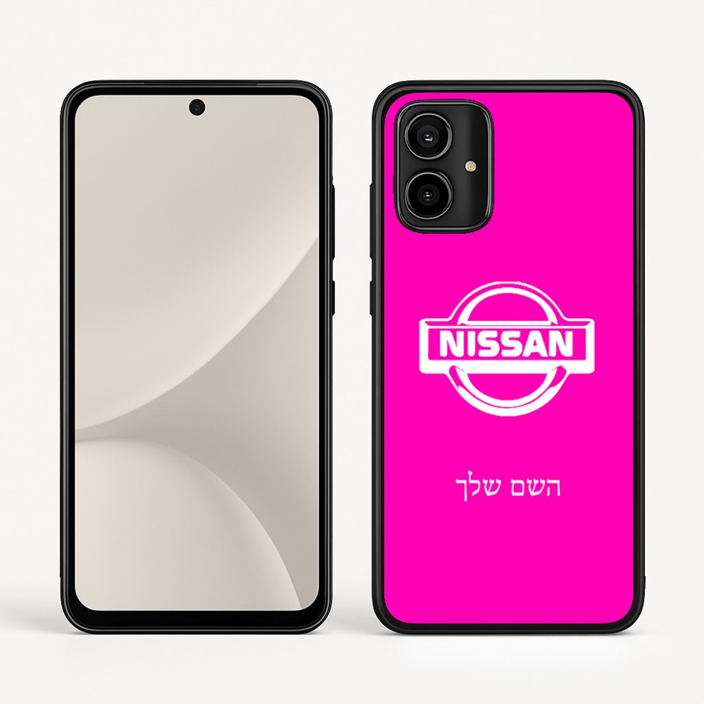 כיסוי בעיצוב אישי עם השם שלך לדגם - Motorola Moto G54 בעיצוב ניסאן