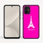 כיסוי בעיצוב אישי עם השם שלך לדגם - Motorola Moto G54 בעיצוב מגדל אייפל