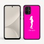 כיסוי בעיצוב אישי עם השם שלך לדגם - Motorola Moto G54 בעיצוב אישה בהריון