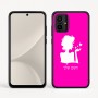 כיסוי בעיצוב אישי עם השם שלך לדגם - Motorola Moto G54 בעיצוב אהבת נשים