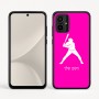 כיסוי בעיצוב אישי עם השם שלך לדגם - Motorola Moto G54 בעיצוב שחקן בייסבול