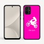 כיסוי בעיצוב אישי עם השם שלך לדגם - Motorola Moto G54 בעיצוב מוטוקרוס