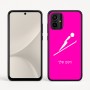 כיסוי בעיצוב אישי עם השם שלך לדגם - Motorola Moto G54 בעיצוב קפיצת סקי אולימפית