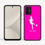 כיסוי בעיצוב אישי עם השם שלך לדגם - Motorola Moto G54 בעיצוב שחקנית כדורגל - אישה