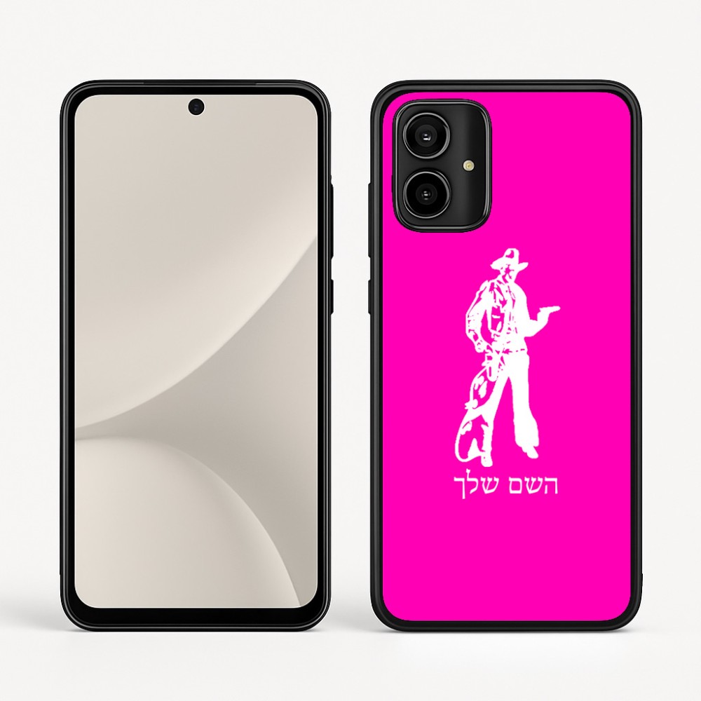 כיסוי בעיצוב אישי עם השם שלך לדגם - Motorola Moto G54 בעיצוב קאובוי המערב הפרוע