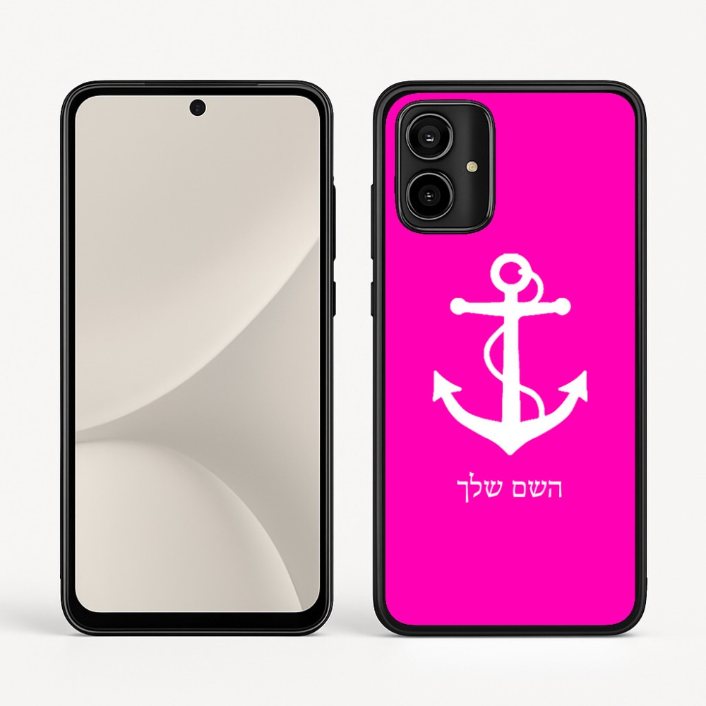 כיסוי בעיצוב אישי עם השם שלך לדגם - Motorola Moto G54 בעיצוב לעגן