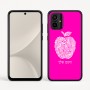 כיסוי בעיצוב אישי עם השם שלך לדגם - Motorola Moto G54 בעיצוב הדפס תפוח