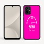 כיסוי בעיצוב אישי עם השם שלך לדגם - Motorola Moto G54 בעיצוב מיכל של בירה
