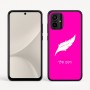 כיסוי בעיצוב אישי עם השם שלך לדגם - Motorola Moto G54 בעיצוב נוצת נוצה