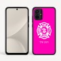 כיסוי בעיצוב אישי עם השם שלך לדגם - Motorola Moto G54 בעיצוב כבאי - תגית