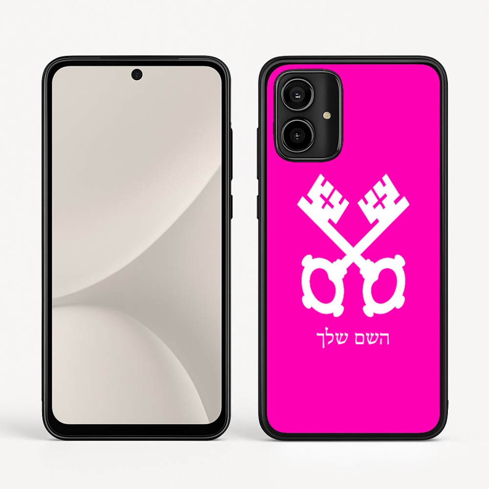 כיסוי בעיצוב אישי עם השם שלך לדגם - Motorola Moto G54 בעיצוב מפתחות
