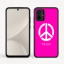 כיסוי בעיצוב אישי עם השם שלך לדגם - Motorola Moto G54 בעיצוב סמל השלום