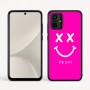 כיסוי בעיצוב אישי עם השם שלך לדגם - Motorola Moto G54 בעיצוב סמיילי
