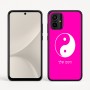 כיסוי בעיצוב אישי עם השם שלך לדגם - Motorola Moto G54 בעיצוב סמל יינג יאנג