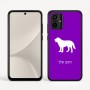 כיסוי בעיצוב אישי עם השם שלך לדגם - Motorola Moto G54 בעיצוב כלב