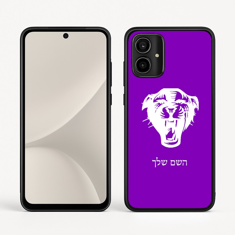 כיסוי בעיצוב אישי עם השם שלך לדגם - Motorola Moto G54 בעיצוב פני פנטרה