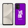 כיסוי בעיצוב אישי עם השם שלך לדגם - Motorola Moto G54 בעיצוב ארנב מחזיק גזר