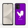 כיסוי בעיצוב אישי עם השם שלך לדגם - Motorola Moto G54 בעיצוב תרנגול