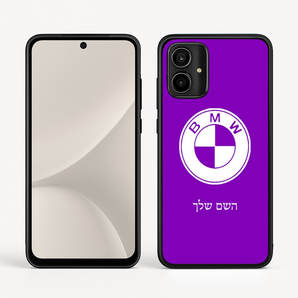 כיסוי בעיצוב אישי עם השם שלך לדגם - Motorola Moto G54 בעיצוב ב.מ.וו